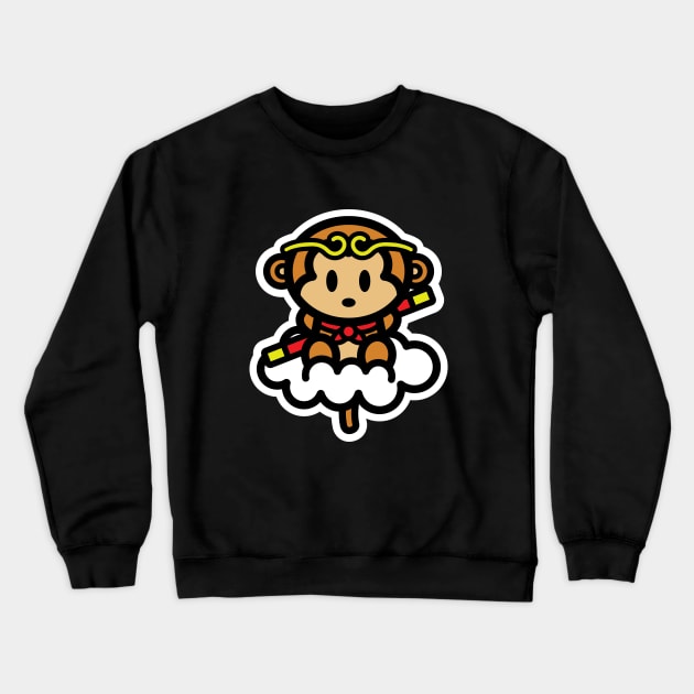 Monkey King Momo Crewneck Sweatshirt by Bambu